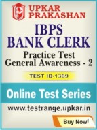 IBPS Bank Clerk Practice Test General Awareness - 2