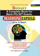 A Complete Book for Bank PO/MT Exams. Reasoning Capsule (Pre. & Main)