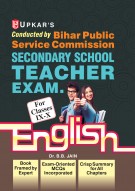 Bihar Public Service Commission Secondary School Teacher Exam- English (For Classes IX-X)